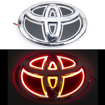 5D логотип Toyota (Тойота) красный 130х90mm