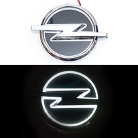 5D логотип Opel (Опель) белый 135х100mm