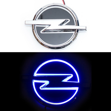 5D логотип Opel (Опель) синий 135х100mm