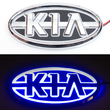 5D логотип Kia (Киа) синий 120х60mm