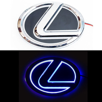 5D логотип Lexus (Лексус) синий 125х90mm