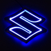 5D логотип Suzuki (Сузуки) синий 105х95mm