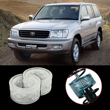 Межвитковые проставки в пружины - уретановые баферы на Toyota Land Cruiser 100 1998-2006