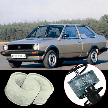 Межвитковые проставки в пружины - уретановые баферы на VW Derby II 1981-1984
