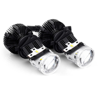 Би-светодиодные линзы для авто вместо ламп H4 ElectroKot Mini 5000K комплект 2 шт