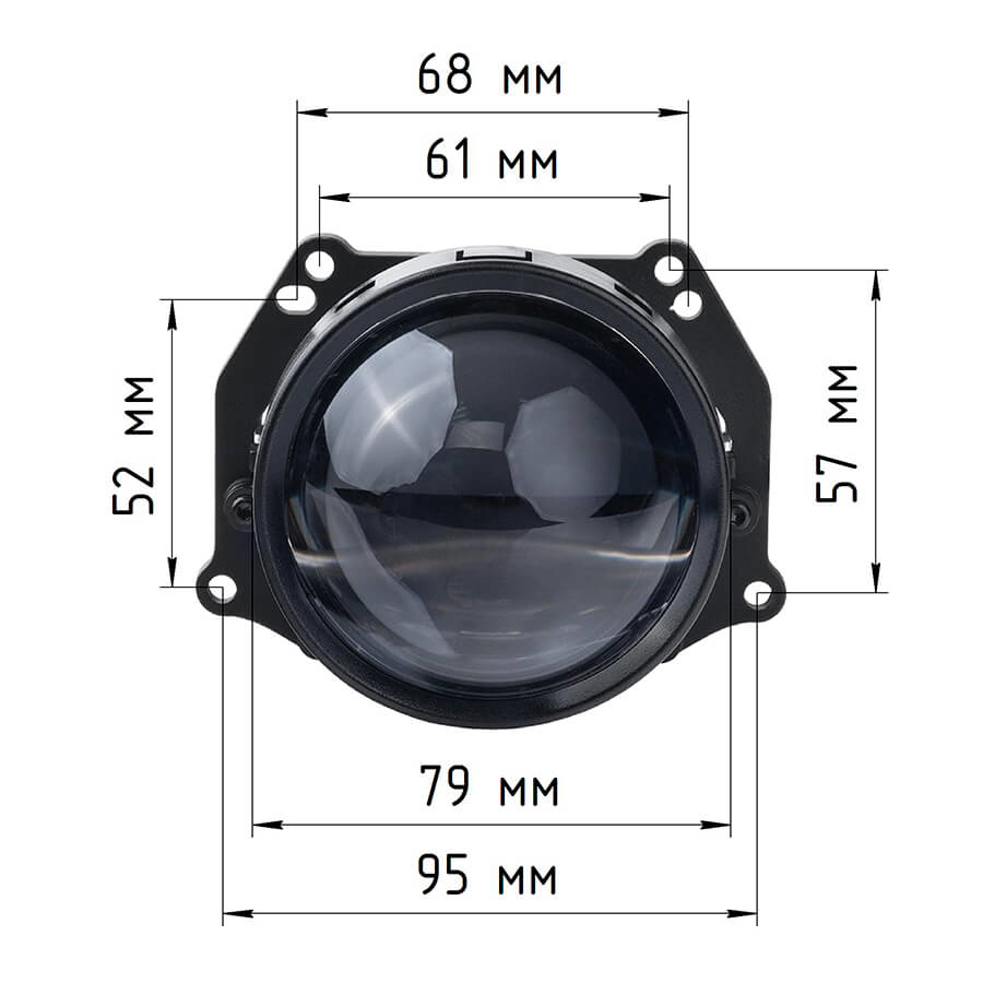 Би-лед линзы для авто AOZOOM A10 Unicorn 24V 3R 5500K купить