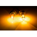 Светодиодная лампа T-series 21 SMD 2835 3156 - PY27W оранжевая 1 шт 