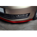 Сплиттер - губа на бампер авто Samurai резиновый самоклеящийся красный 40 мм 2,5 метра