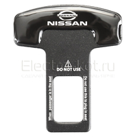 Заглушка ремня Steel Lock с логотипом Nissan (Ниссан)