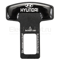 Заглушка ремня Steel Lock с логотипом Hyundai (Хендай)