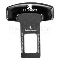 Заглушка ремня Steel Lock с логотипом Peugeot (Пежо)