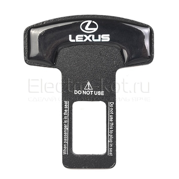 Заглушка ремня Steel Lock с логотипом Lexus (Лексус)