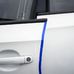 Защита кромки дверей автомобиля армированная 8 метров на 4 двери синяя