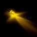 Светодиод для подсветки 5 мм с проводом 12 Вольт желтый