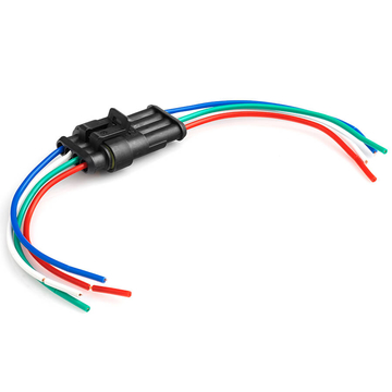 Разъем автомобильный ElectroKot герметичный штекер-гнездо DJ7041-1.5-11/21 с проводами 4 контакта