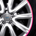 Молдинг защита дисков авто самоклеющийся ElectroKot WheelPro на 4 колеса розовый