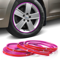 Молдинг защита дисков авто самоклеющийся ElectroKot WheelPro на 4 колеса фиолетовый