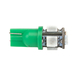 Светодиодная лампа ElectroKot Five SMD5050 5 LED T10 W5W зеленый 1 шт