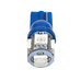 Светодиодная лампа ElectroKot Five SMD5050 5 LED T10 W5W синий 1 шт