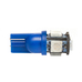 Светодиодная лампа ElectroKot Five SMD5050 5 LED T10 W5W синий 1 шт