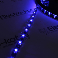 Светодиодная лента влагозащищенная синяя 12V 60 LED SMD3528