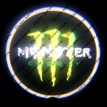 Проекция логотипа авто Monster1480