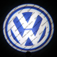 Лазерный проектор в дверь Volkswagen (Фольксваген) Premium 32x19 mm 7W - 2 шт