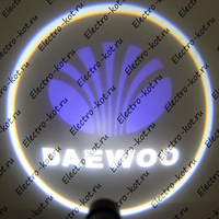 Проектор логотипа Daewoo (Дэу) Premium 32x19 mm 7W - 2 шт
