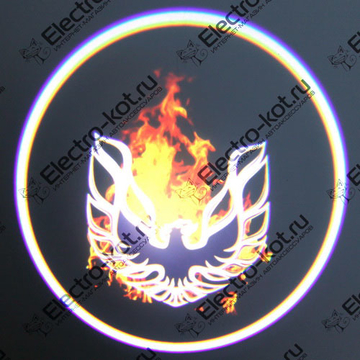 Дверная проекция логотипа Феникс