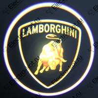 Проектор логотипа Lamborghini (Ламборджини) Premium 32x19 mm 7W - 2 шт