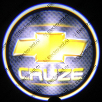 Проекция логотипа Chevrolet Cruze Premium 32x19 mm 7W - 2 шт