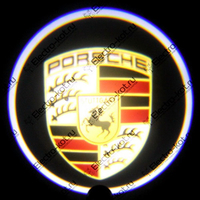 Проекция логотипа Porsche (Порше) Premium 32x19 mm 7W - 2 шт