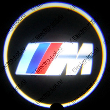 Проекция логотипа авто BMW М (БМВ)) 1480