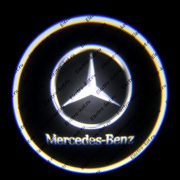 Светодиодный логотип в дверь Mercedes купить