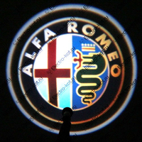 Проектор логотипа Alfa Romeo (Альфа Ромео) Premium 32x19 mm 7W - 2 шт