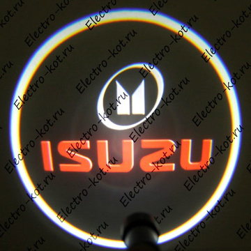 Дверная проекция логотипа Исузу