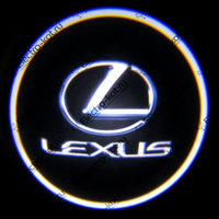 Проекция логотипа Lexus (Лексус) Хром Premium 32x19 mm 7W - 2 шт
