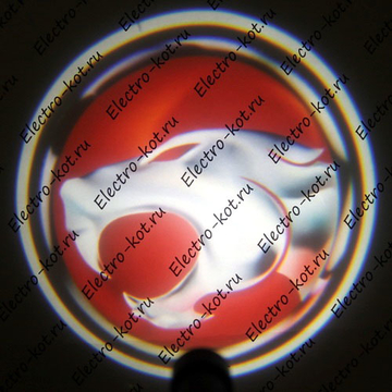 Дверная проекция логотипа Рысь