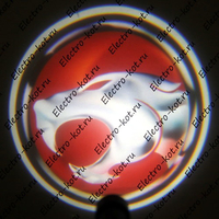 Проектор логотипа Рысь Premium 32x19 mm 7W - 2 шт