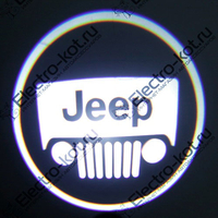 Проектор логотипа Jeep (Джип) Premium 32x19 mm 7W - 2 шт