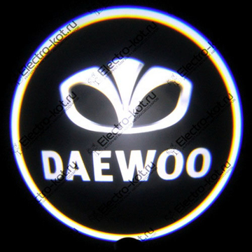 Проекция логотипа авто Daewoo (Дэу)  1480