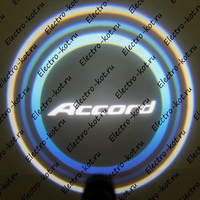 Проектор логотипа Accord (Хонда Аккорд) Premium 32x19 mm 7W - 2 шт