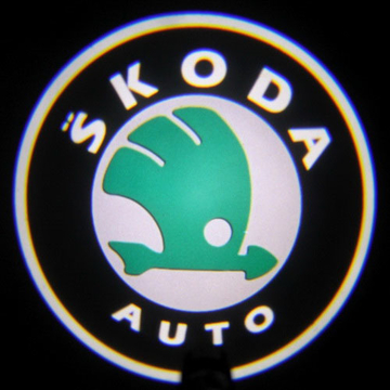 Проекция логотипа авто Skoda (Шкода) 1480