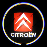 Проекция логотипа Citroen (Ситроен) красный Premium 32x19 mm 7W - 2 шт