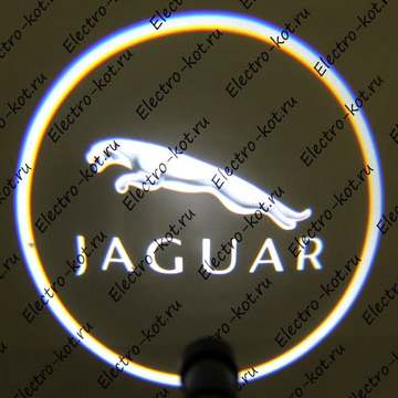 Дверная проекция логотипа Ягуар
