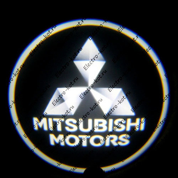 Проекция логотипа Mitubishi (Митсубиси) Premium 32x19 mm 7W - 2 шт