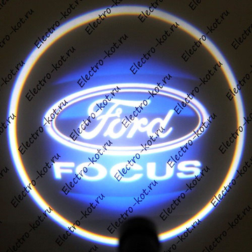 Дверная проекция логотипа ФОКУС