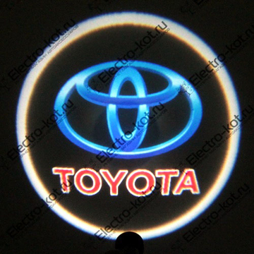 Проекция логотипа авто Toyota (Тойота)