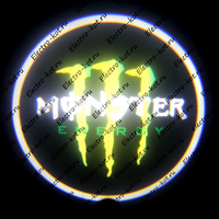 Проекция логотипа Monster Premium 32x19 mm 7W - 2 шт