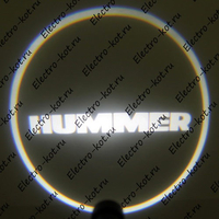 Проектор логотипа Hummer (Хаммер) Premium 32x19 mm 7W - 2 шт